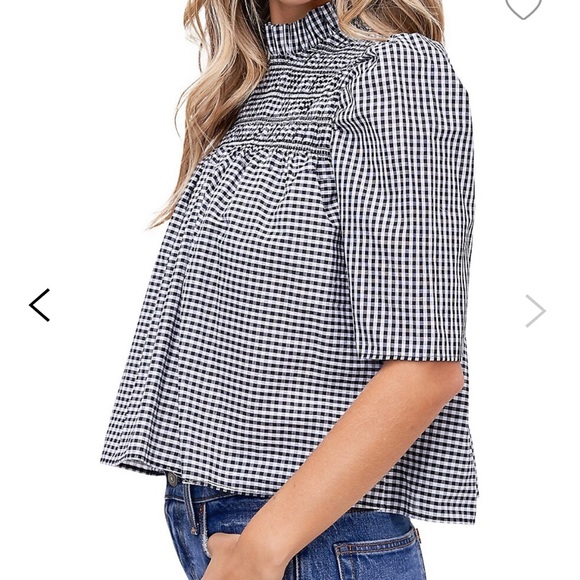 En Saison Gingham top xs - Picture 3 of 7